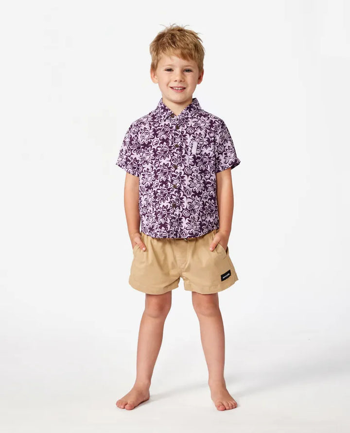 Camiseta Earth Waves Peace - Meninos (1-8 anos)
