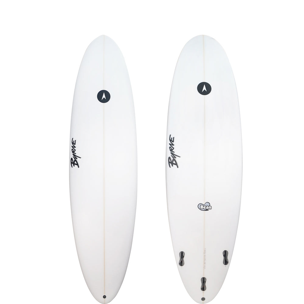 Custom 'Bean" surfboard . fun easy going learner surfboard in PU or epoxy, tailored shortboard design, made in Wollongong and Thirroul, Australia.