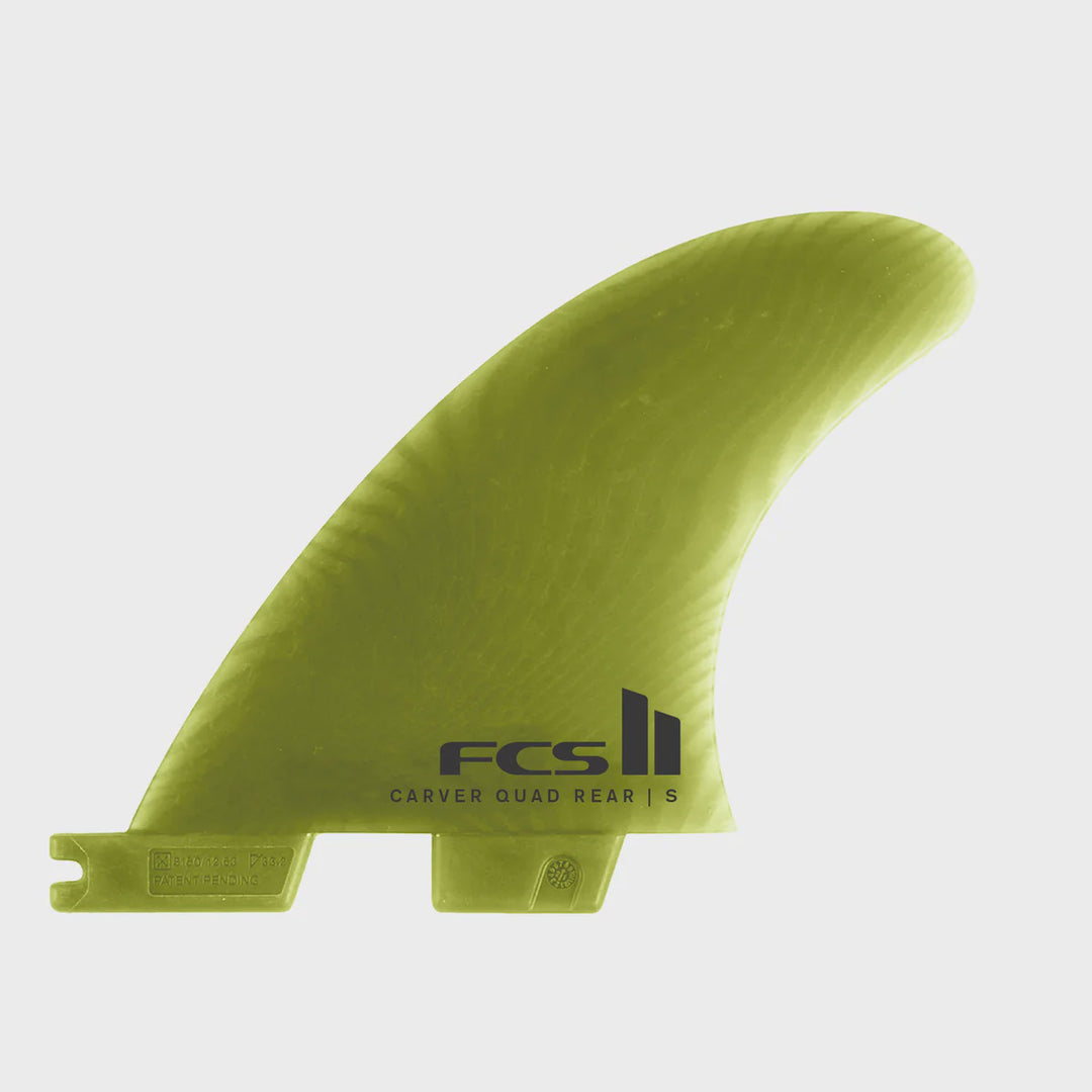 FCS II CARVER QUAD REAR FIN SET NEO GLASS