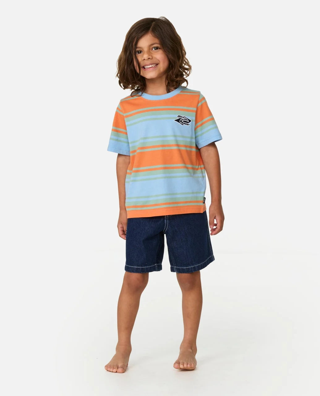 Ocean Party Stripe Tee - Kids