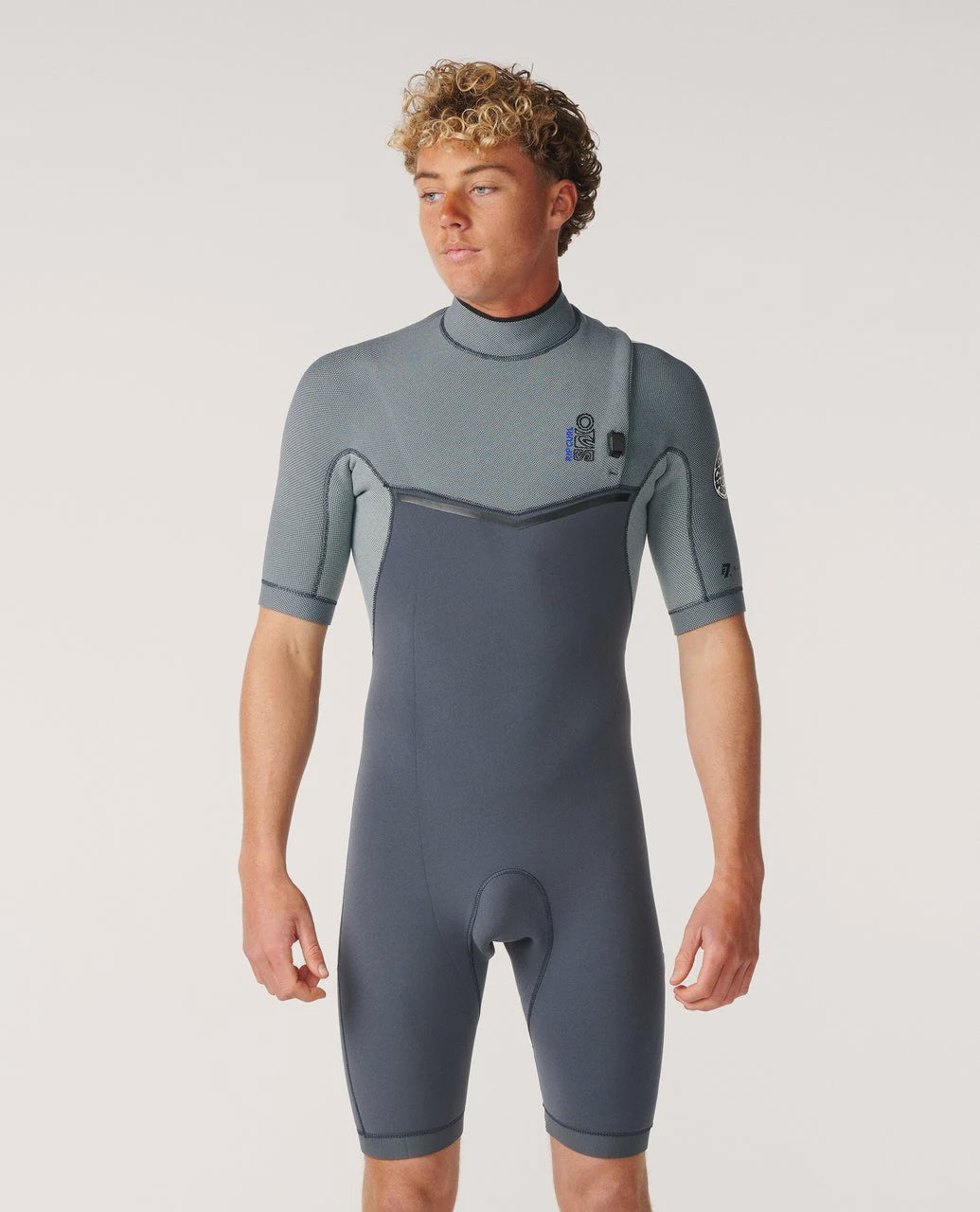 E-Bomb 2/2mm Zip Free Springsuit - Charcoal Grey
