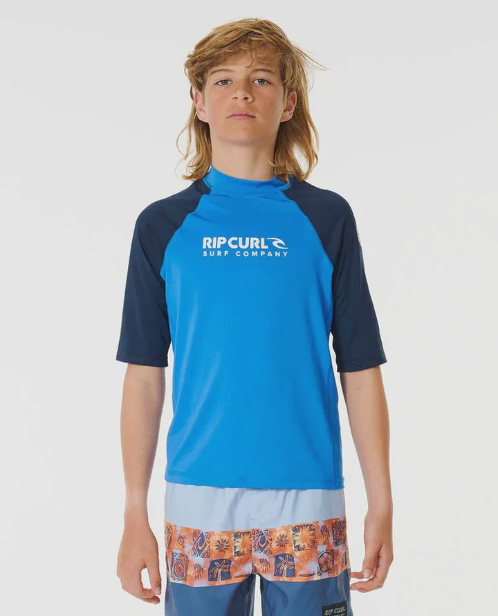 Shock UV Short Sleeve Rash Vest - Boys (8-16 years)