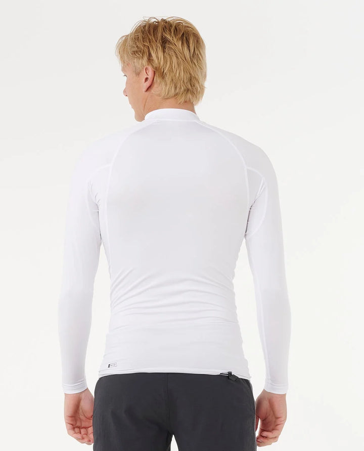 Search UPF50 Performance Long Sleeve Rash Vest - White