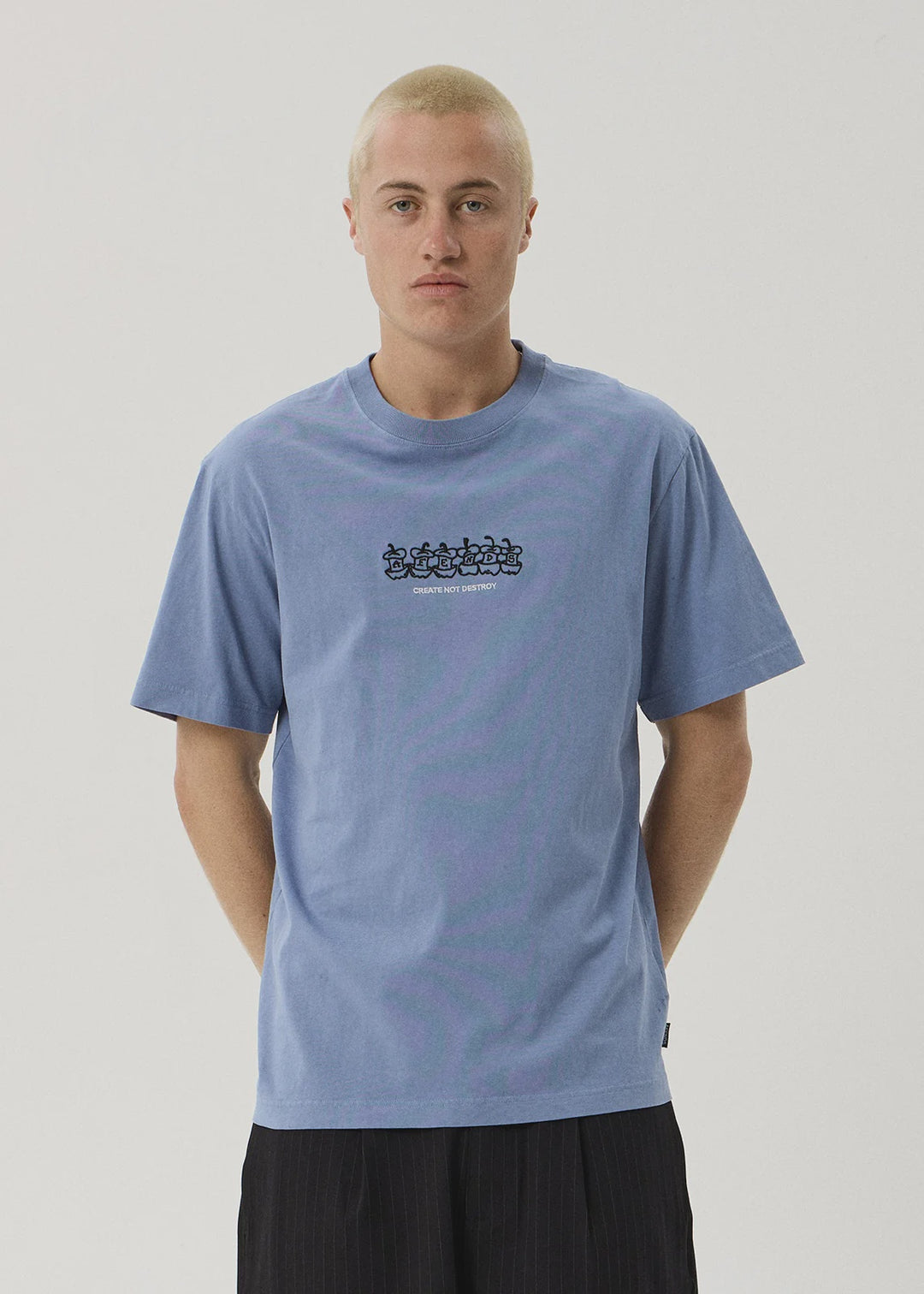 Core Retro Tee - Washed Slate Blue