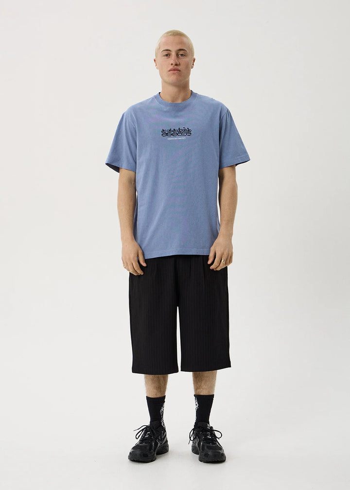 Core Retro Tee - Washed Slate Blue