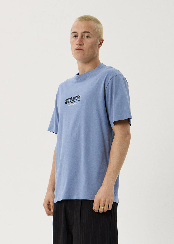 Core Retro Tee - Washed Slate Blue