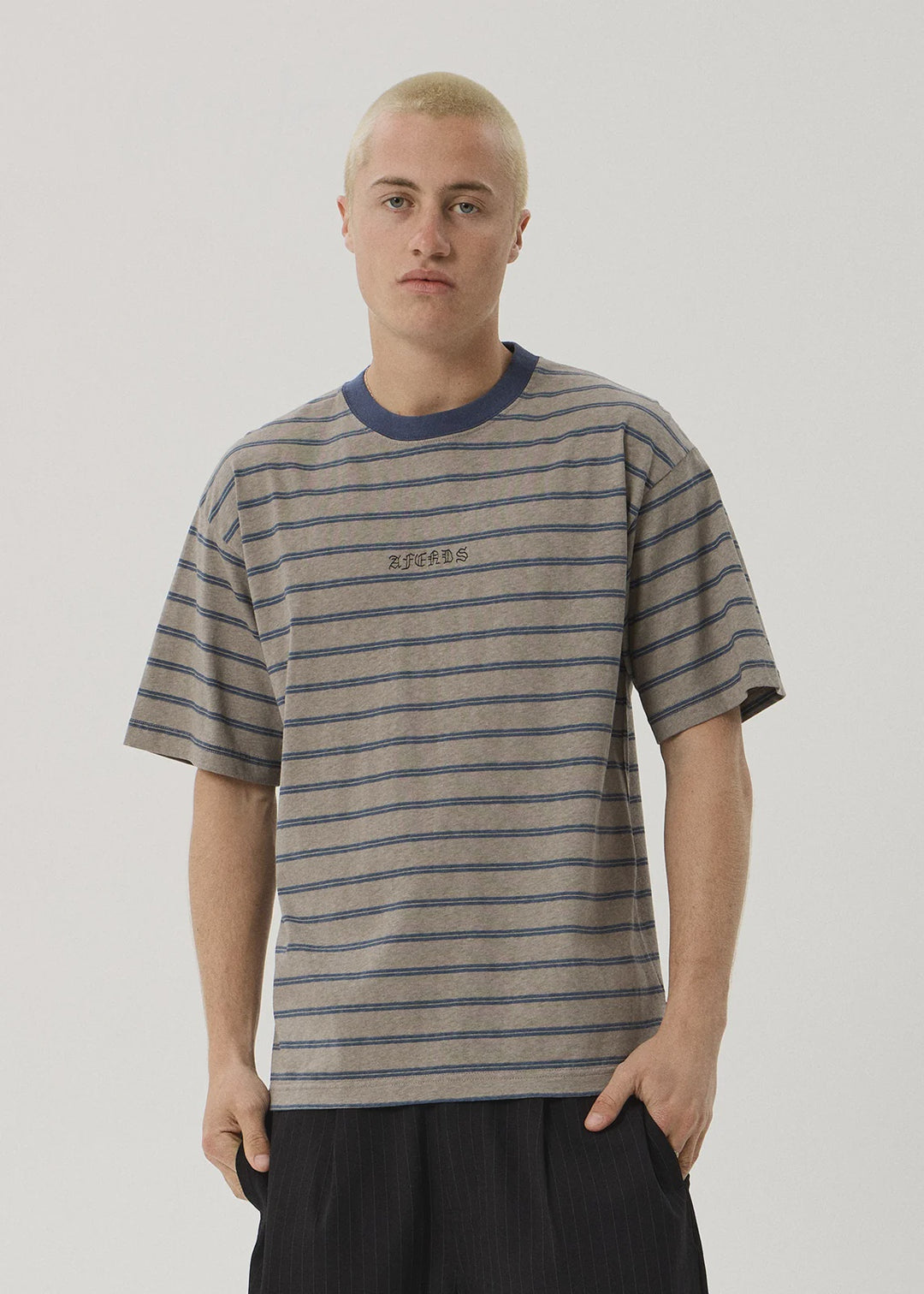 Eureka Boxy Tee Boxy Tee -Olive Stripe