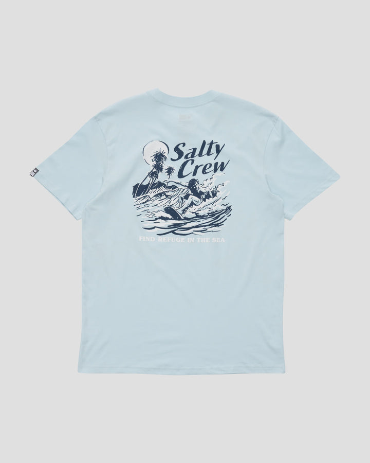 Surf Camp Premium SS Tee - Blue Fog