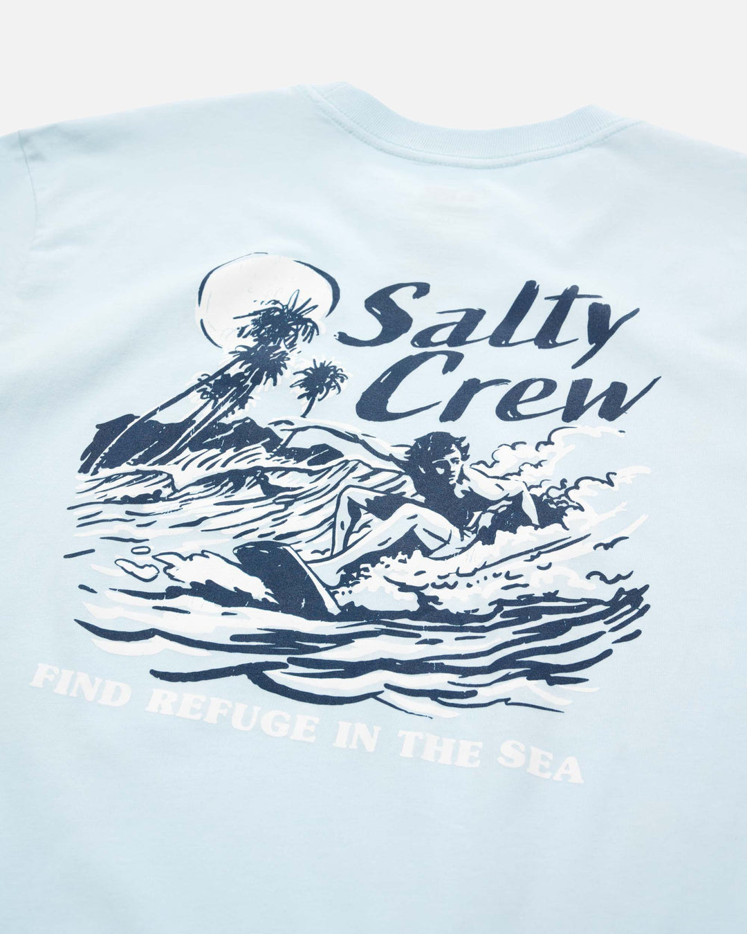 Surf Camp Premium SS Tee - Blue Fog
