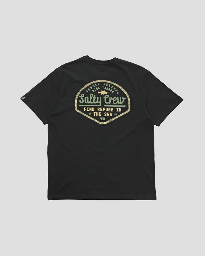Border Fill Classic SS Tee - Black