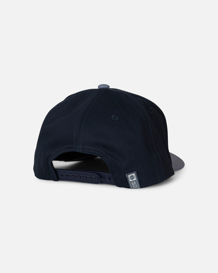 Tailfin Snapback Cap - Mid Blue