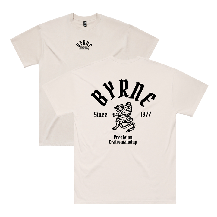 Tiger Tee - Oversized Bone