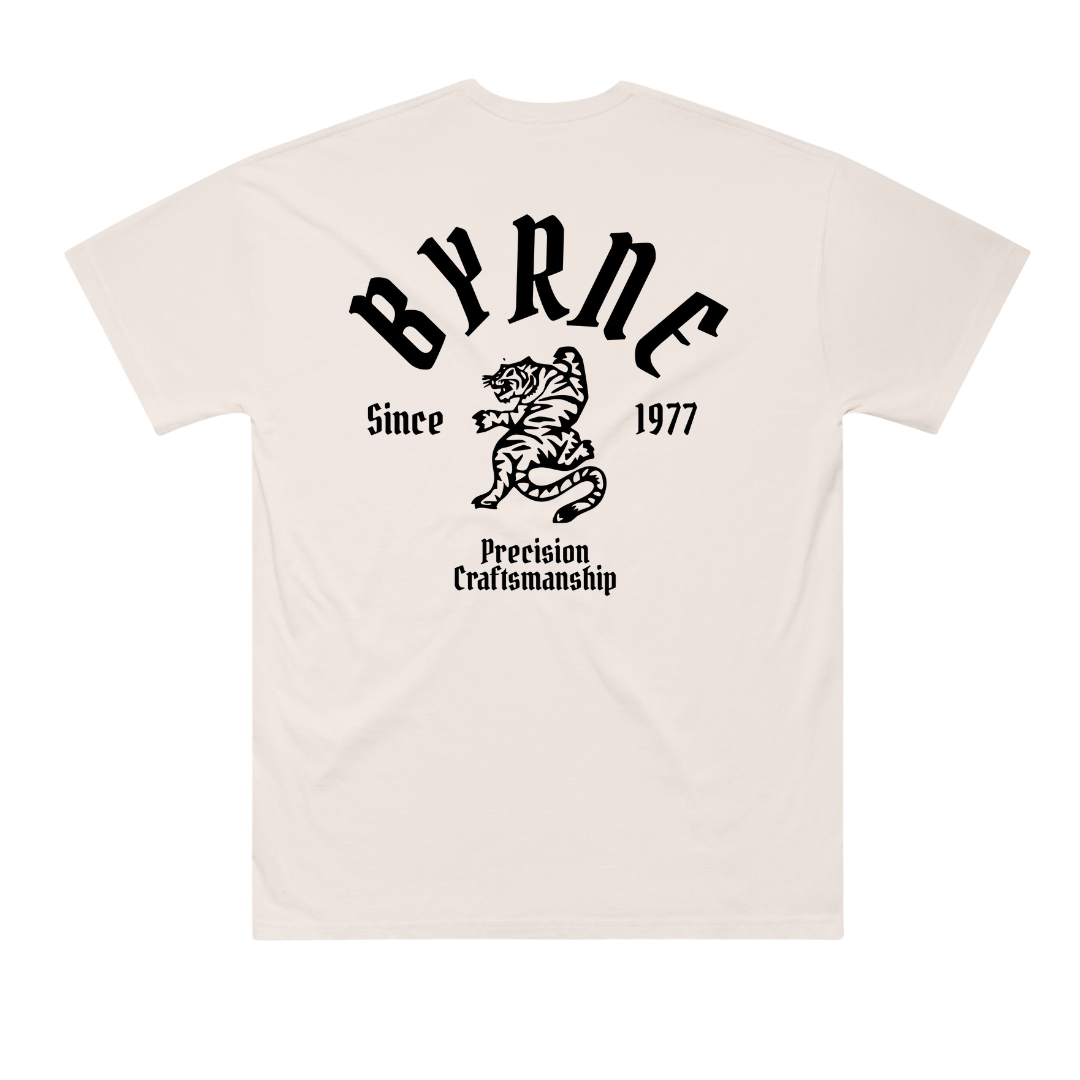 Tiger Tee - Oversized Bone