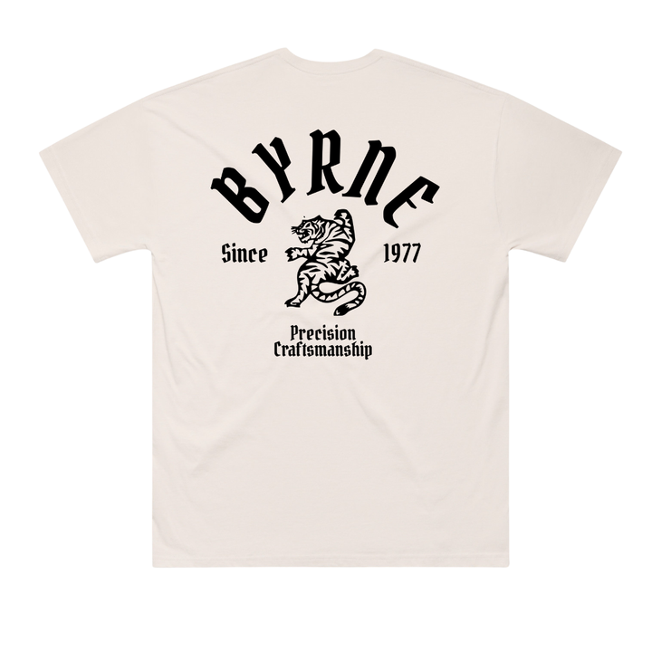 Tiger Tee - Oversized Bone