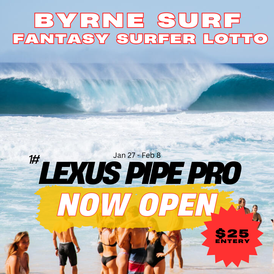 Fantasy Surfer Lotto (Please leave your instagram handle next to your name at checkout)