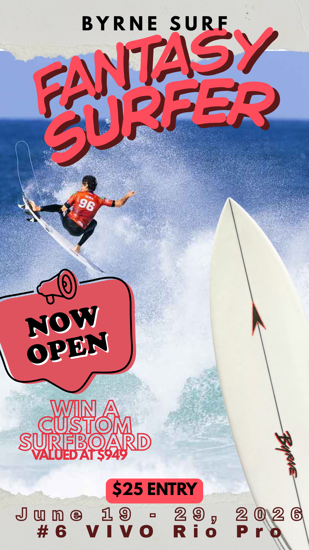 Fantasy Surfer (Please leave your instagram handle next to your name at checkout)