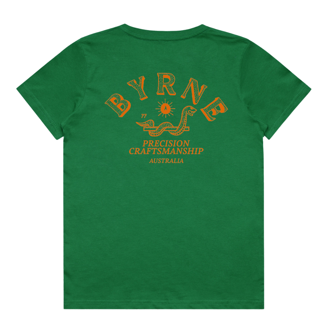 Groms - Snaked Tee Kelly Green (2-6)