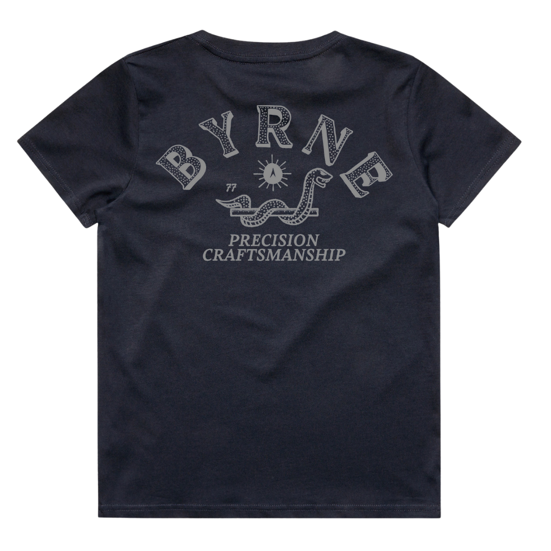 Kids - Snaked Tee Navy (8-16)