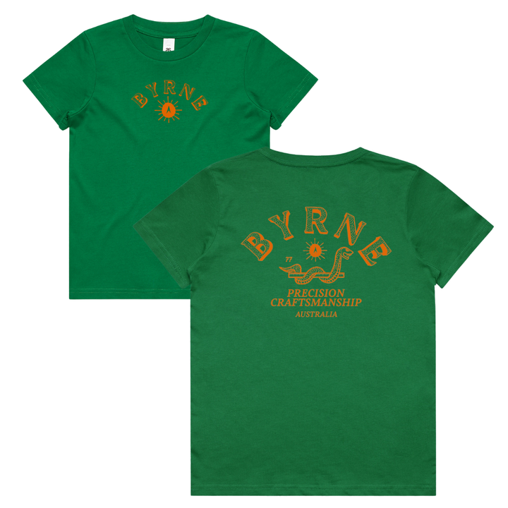 Groms - Snaked Tee Kelly Green (2-6)