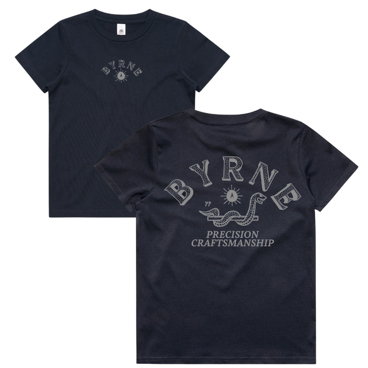 Kids - Snaked Tee Navy (8-16)