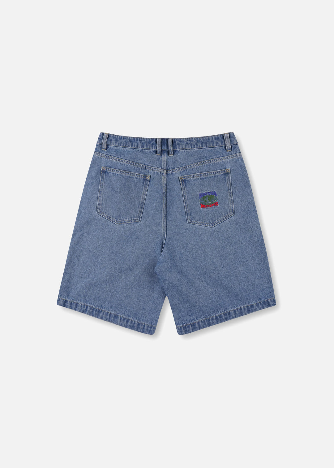 GLOBAL DENIM SHORT : WORN BLUE