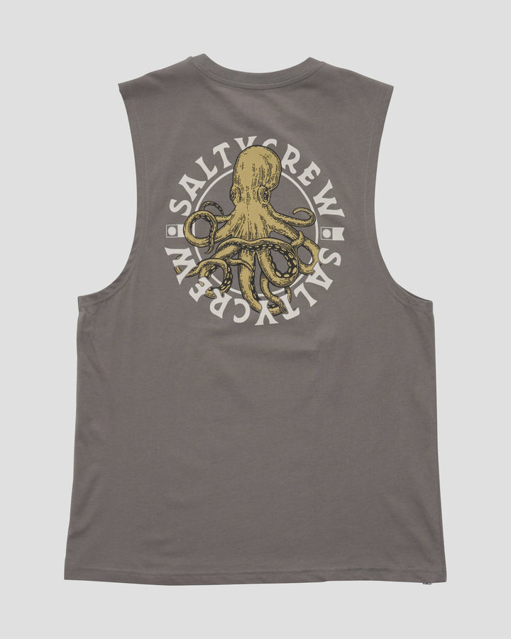 Tentacles Muscle Tank - Charcoal