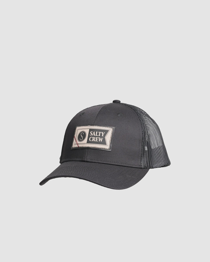 Topstitch Retro Trucker - Black