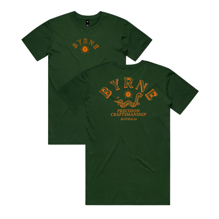 Snaked Tee - Forest Green