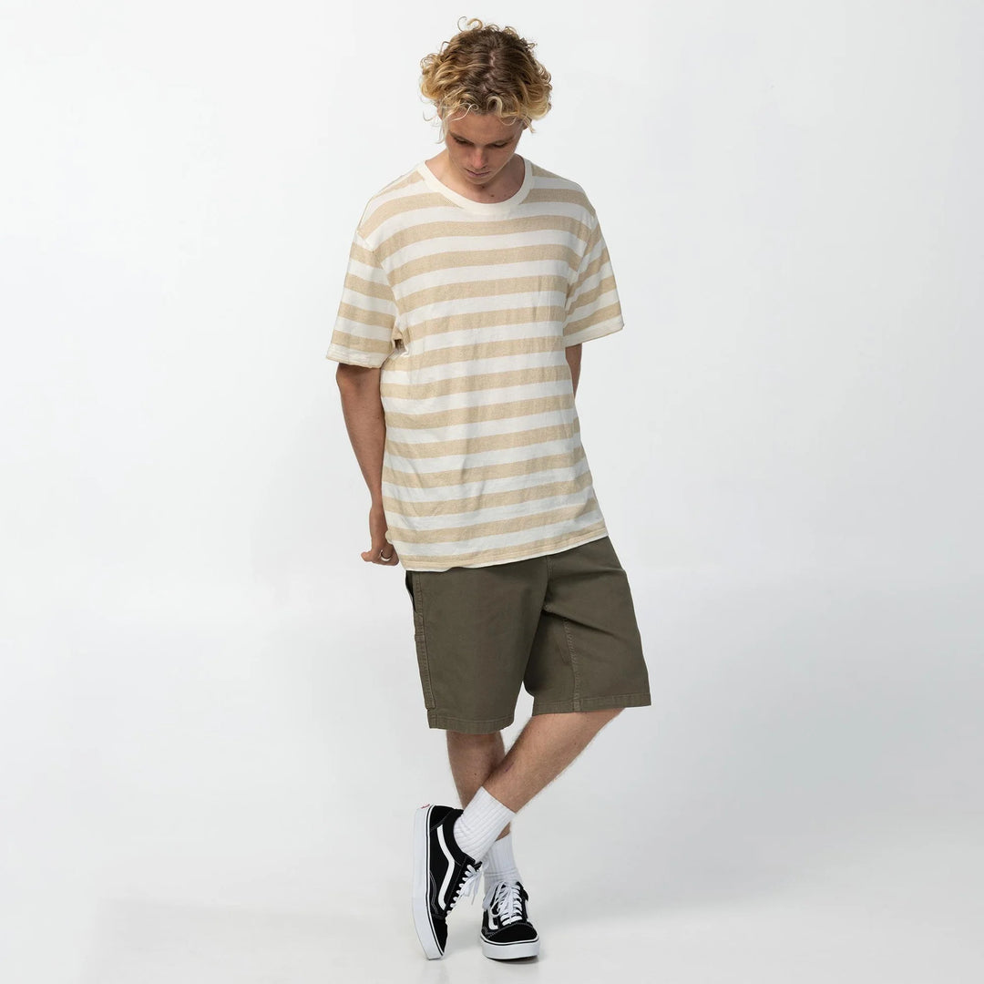 Men's OG Striped Tee - Tofu