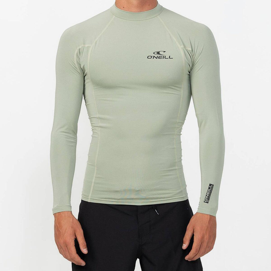 Oneill 2026 Clean & Mean Ls Rash Guard Seagrass